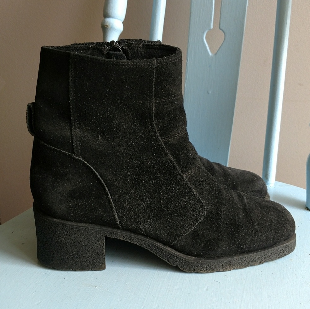 Vintage Suede Ankle Boots
